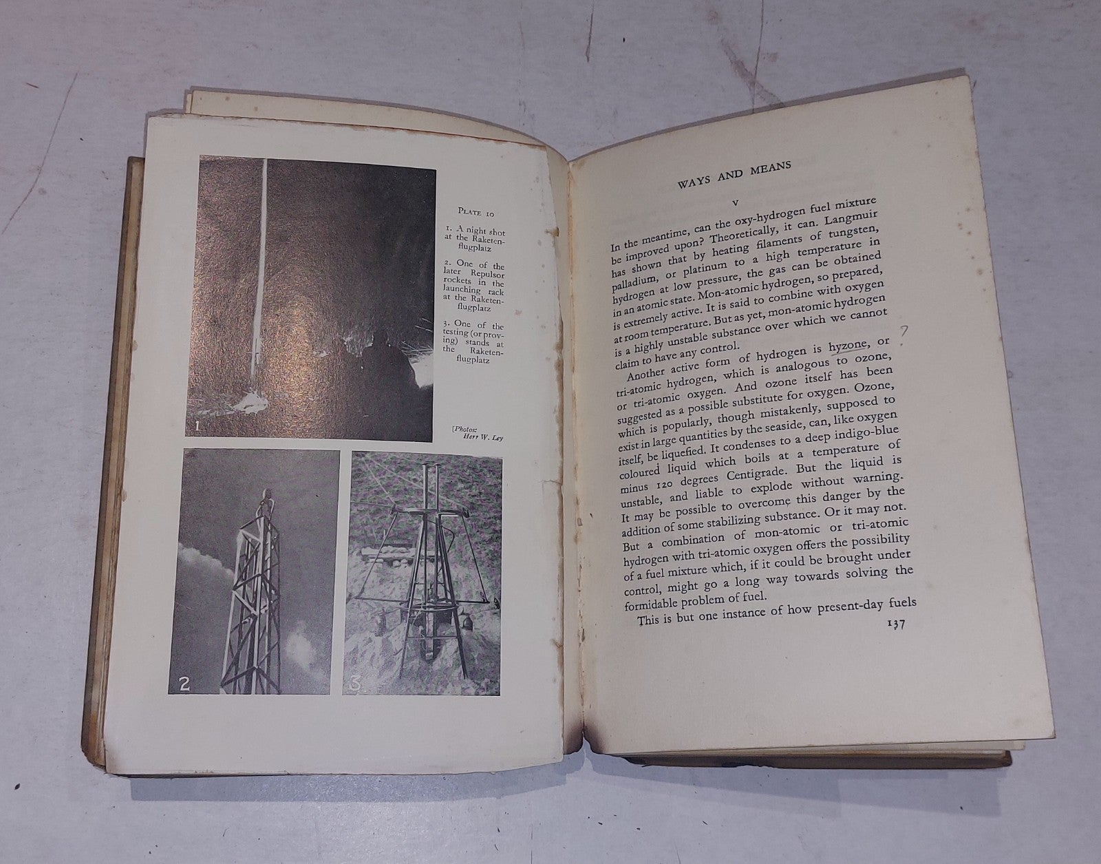 Rockets Through Space by P. E. Cleator (1936) 1st Edition UK HB Book9