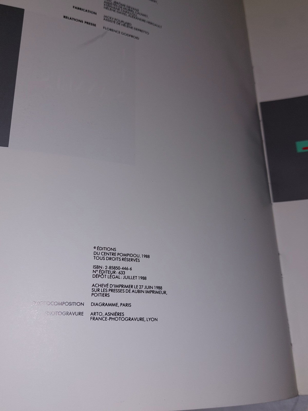 Centre National D'Art Et De Culture Georges Pompidou ANNEES 50 (LES) 19923