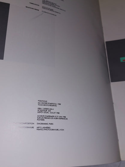 Centre National D'Art Et De Culture Georges Pompidou ANNEES 50 (LES) 19923