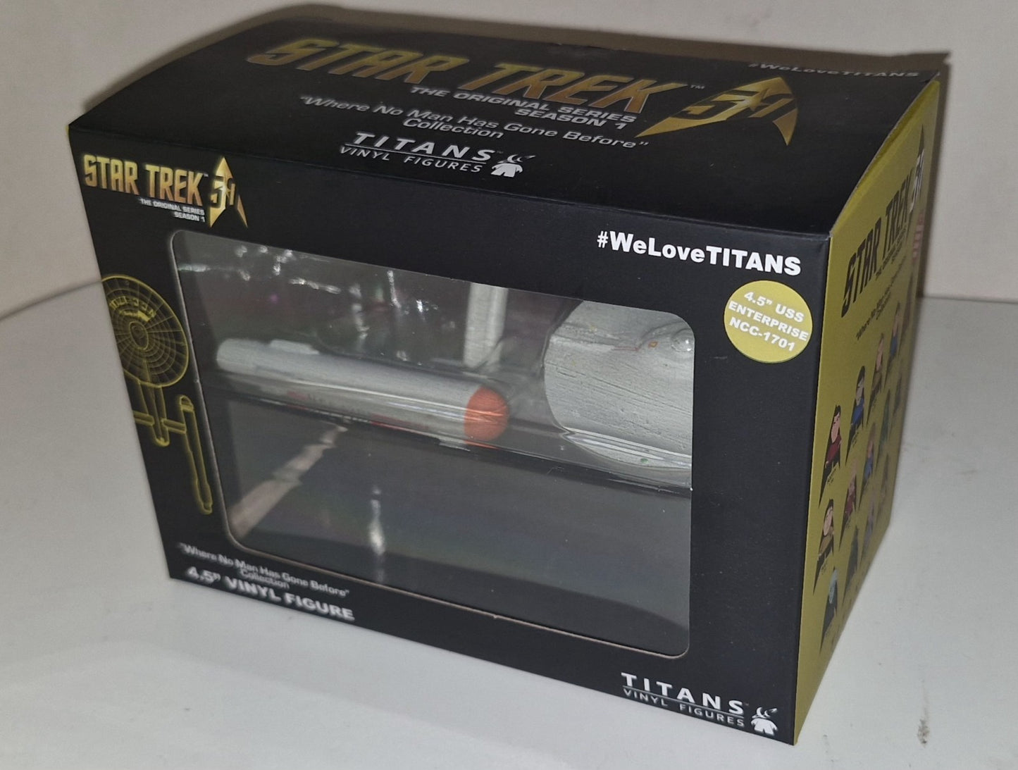 Star Trek The Original Series, USS Enterprise, Titans Vinyl Figure. NCC1701 0