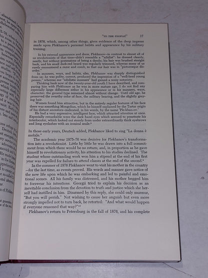 Plekhanov The Father Of Russian Marxism by Samuel H. Baron (1963) hb book7
