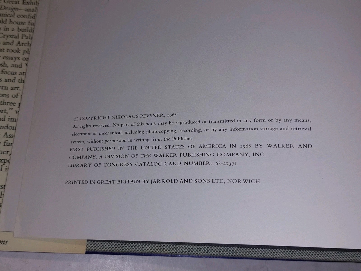 1968 NIKOLAUS PEVSNER, STUDIES IN ART, ARCHITECTURE & DESIGN, Volume 1 & 2 HB6