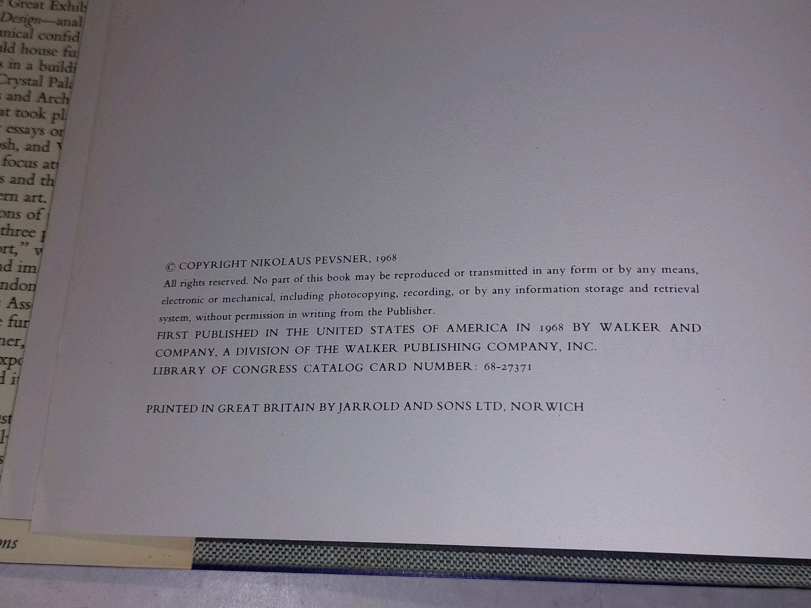 1968 NIKOLAUS PEVSNER, STUDIES IN ART, ARCHITECTURE & DESIGN, Volume 1 & 2 HB6