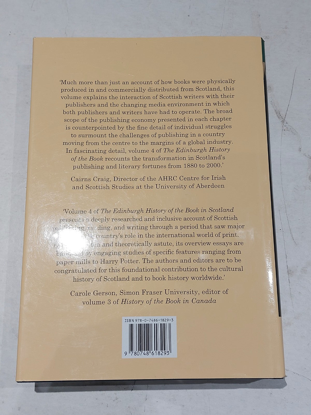 Edinburgh History of the Book in Scotland: V.4 (1880-2000) by David Finkelstein2