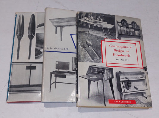 Contemporary Design in Woodwork Volume 13 By S H Glenister, Hb Books With Dj0