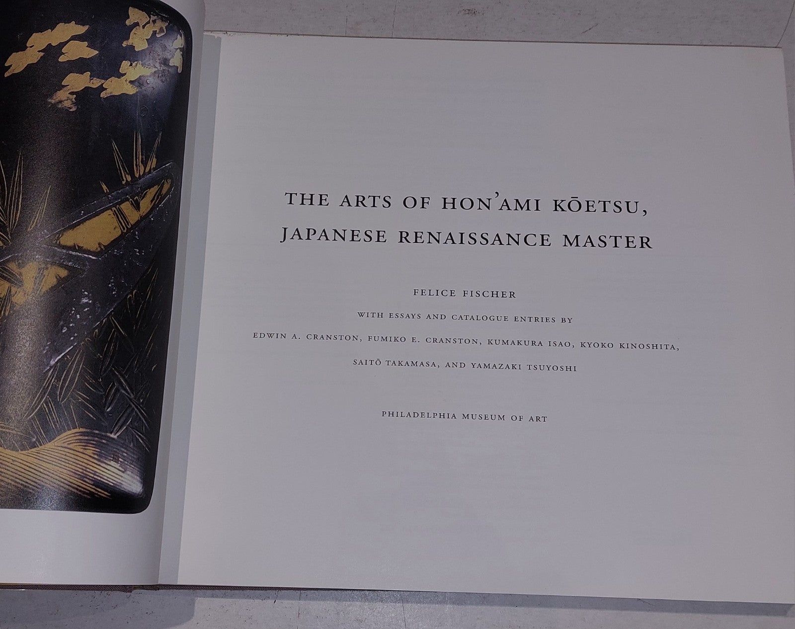 Felice Fischer Arts of Hon'ami Koetsu; 1st Ed (2000) Hb Book4