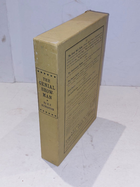 The Genial Showman: reminiscences of the life of Artemus Ward, E P Hingston 19711