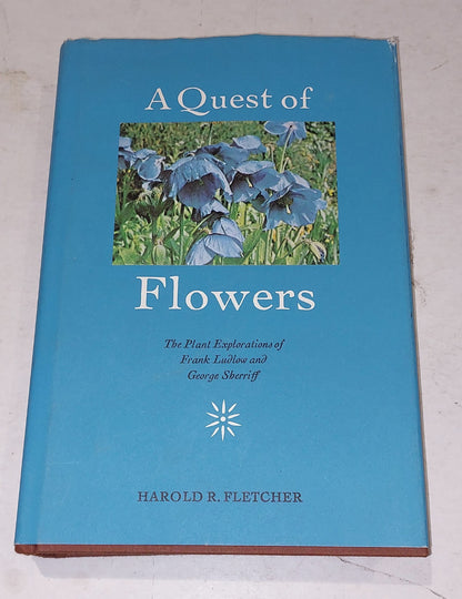 A Quest for Flowers by H.R. Fletcher. 1st.edition, (1975) Hb Book0