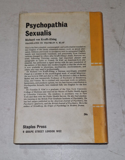 Love and Orgasm by Alexander Lowen HC Dust Jacket (1966) Staple Press Hb Book2