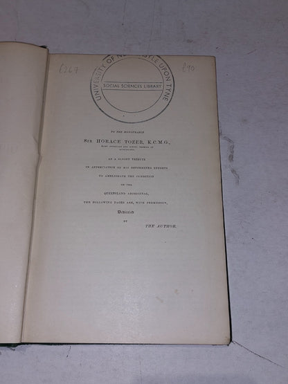 Ethnological Studies among the North-West-Central Queensland Aborigines 1st Ed5