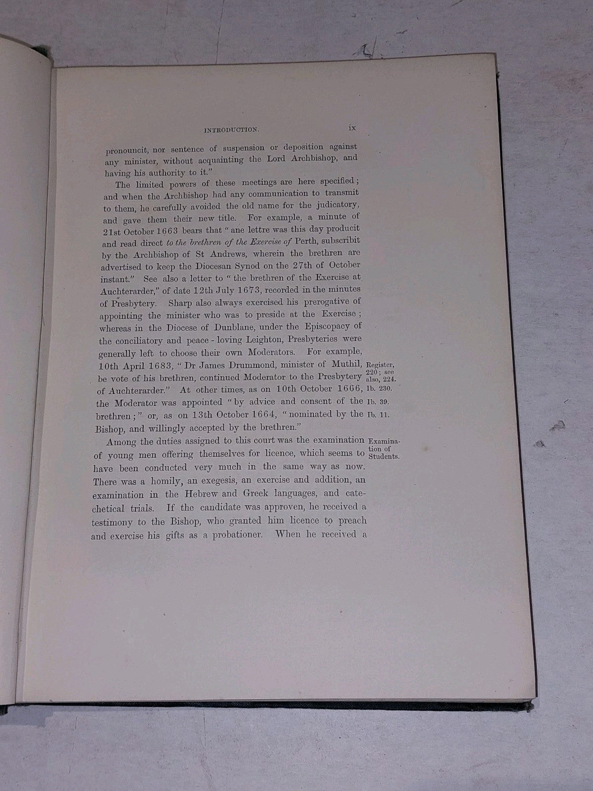 Register of the diocesan synod of Dunblane 16621688 Pub. 1877  John Wilson.3