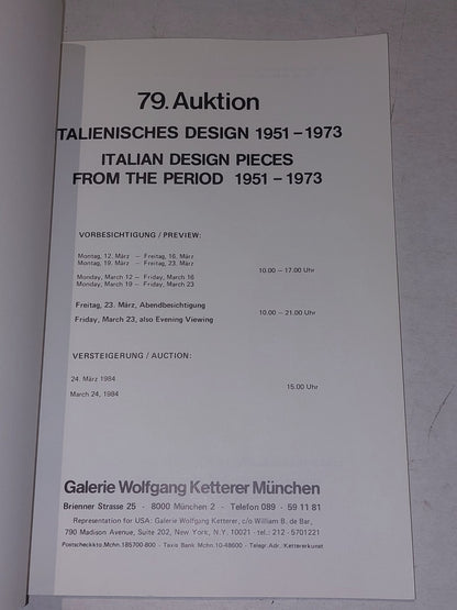 79. Auktion : Italian Design Pieces 1951- 1973 (mid-century modern lamps chairs)3