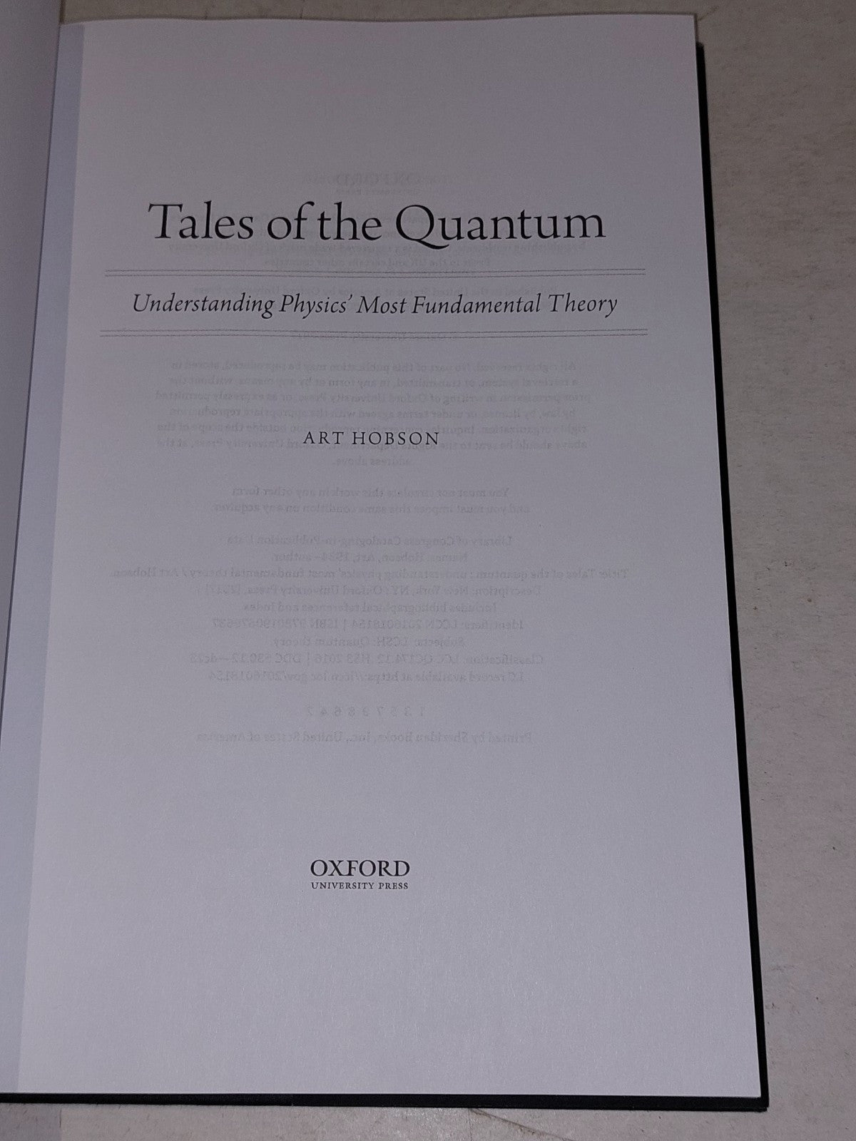 Tales of the Quantum: Understanding Physics' Most Fundamental Theory by Art...2