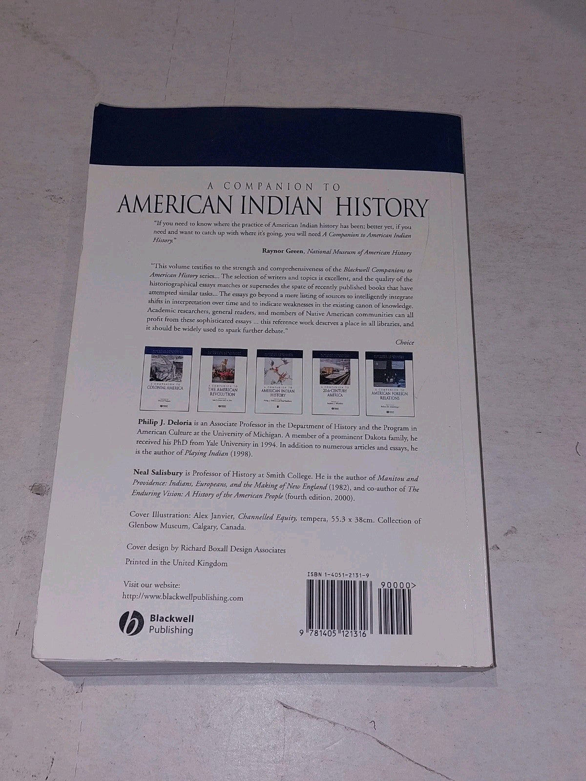Companion To American Indian History [Blackwell Publishing] Deloria & Salisbury 2