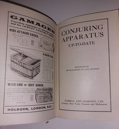 Conjuring Apparatus UpToDate. cassell and Company Ltd magic Work Handbook 19194