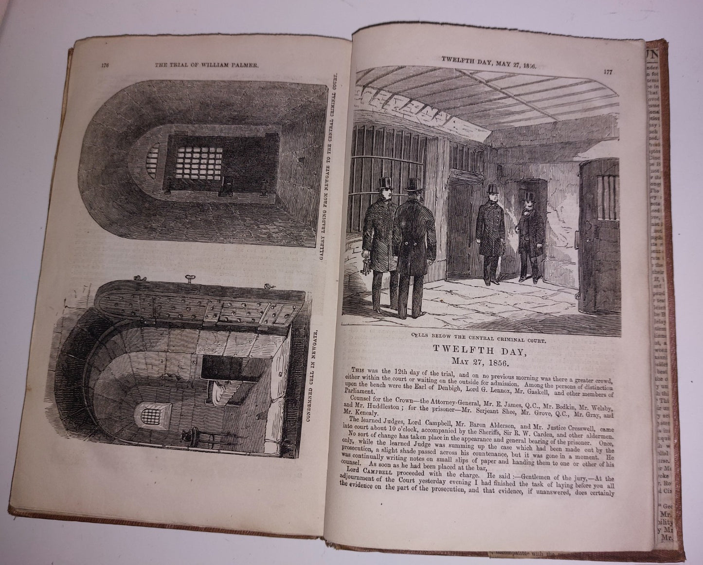 TRIAL OF WILLIAM PALMER, WARD & LOCK, Times Report. 1856, 1st Ed. HB Illustrated18