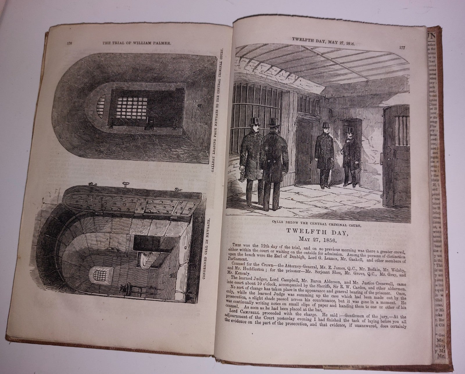 TRIAL OF WILLIAM PALMER, WARD & LOCK, Times Report. 1856, 1st Ed. HB Illustrated18