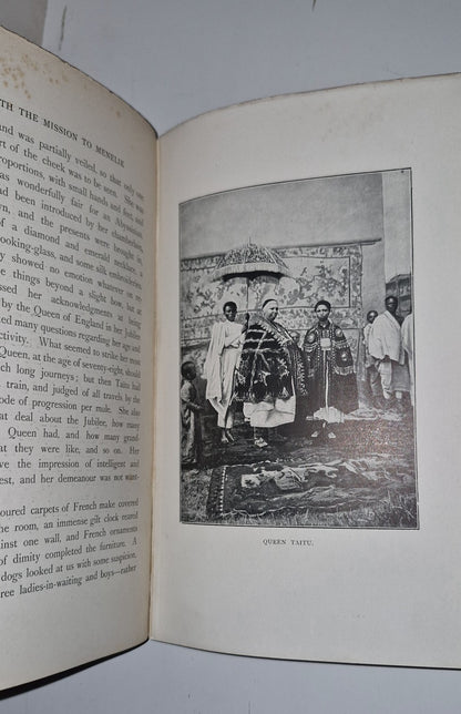 1898 With the Mission to Menelik Count Gleichen 1st Edition. 13