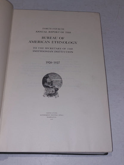 BUREAU OF AMERICAN ETHNOLOGY 44th Annual report of the Bureau 1926  27 4
