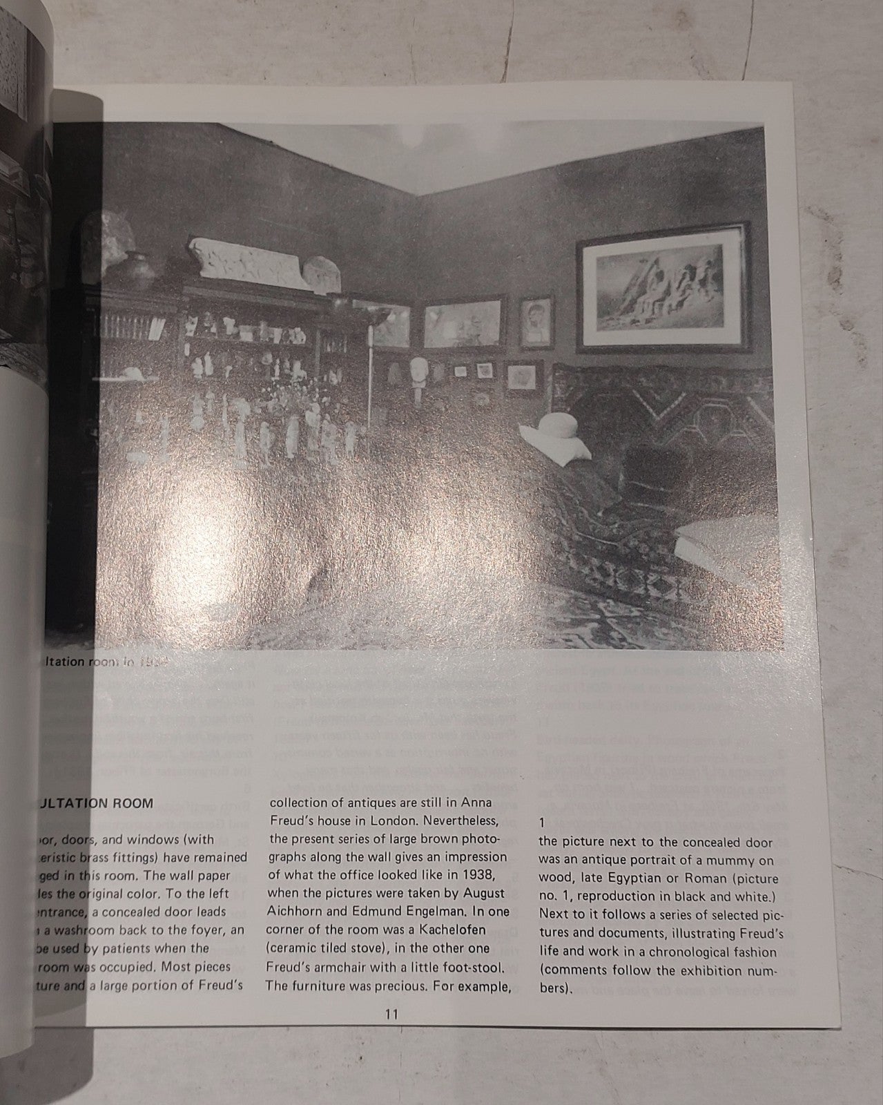 Sigmund Freud House  Catalogue Original 1975 Pb Book With Tickets For Entry4