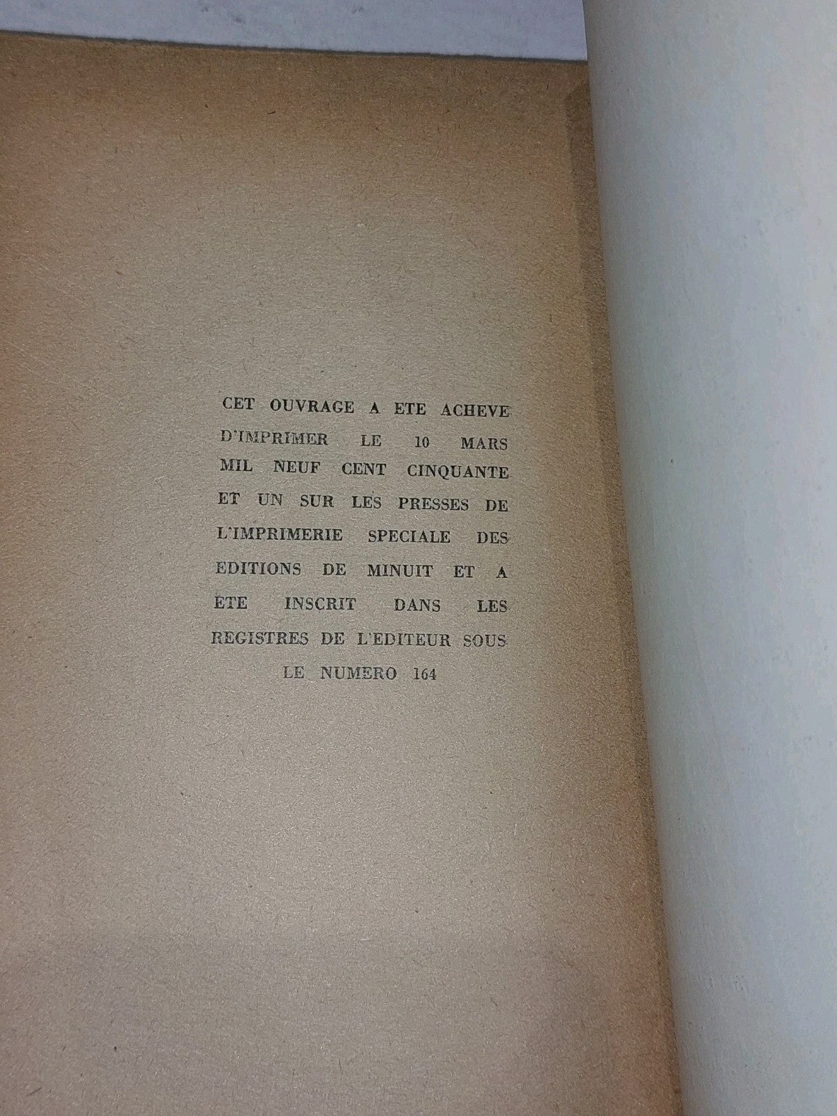 Samuel Beckett Molley [Les Editions De Minuit] (1951) Pb Book 1st PB Edition6