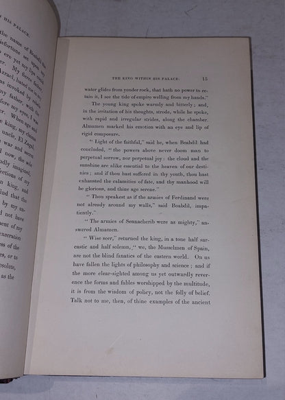 Leila or the seige of Granada, Edward Lytton Bulwer (1838) Leather Bound Book7
