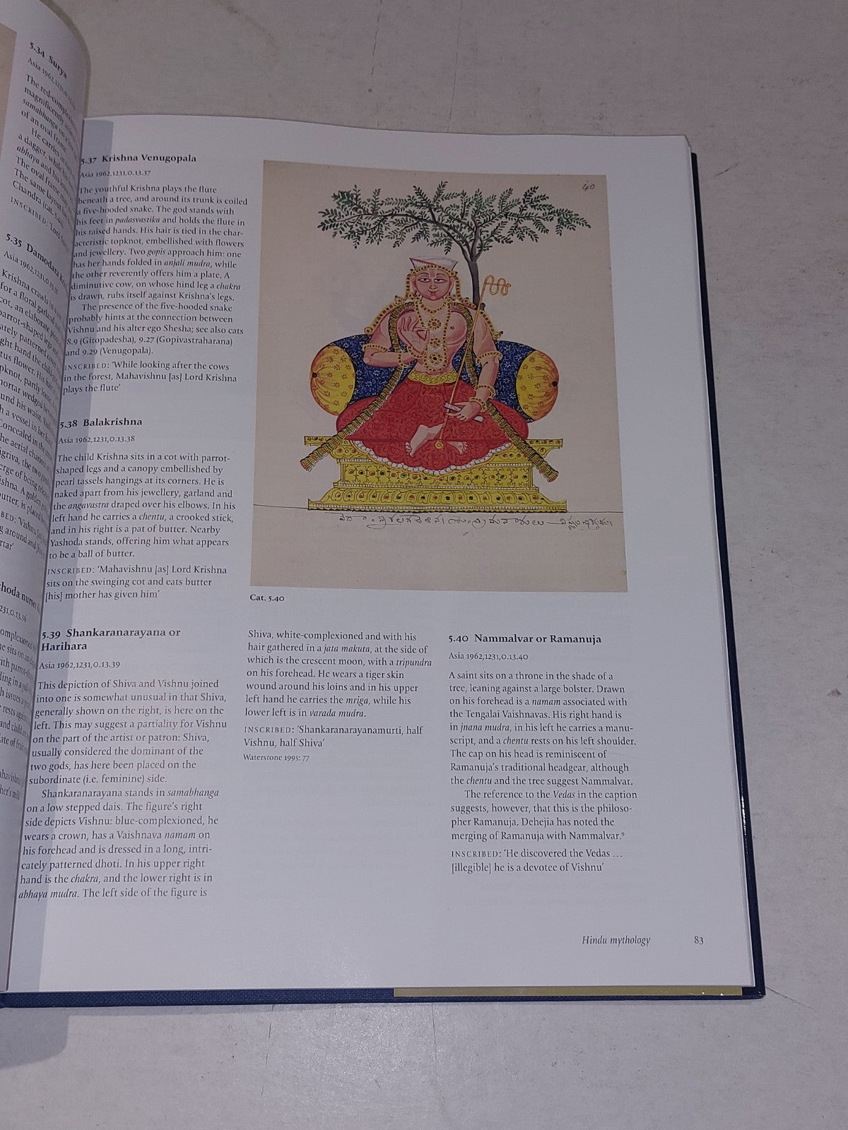 Anna L Dallapiccola / South Indian Paintings Catalogue of the British Museum Hb5