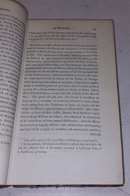 statistical account of scotland by john sinclair 1796 [Vol. 18] Hb Book5