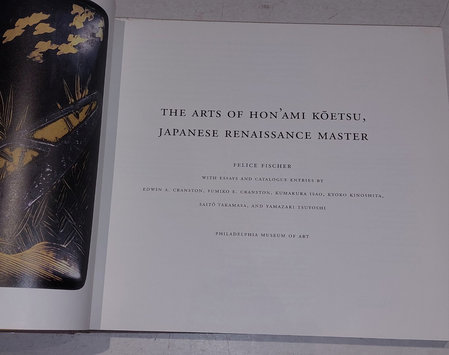 Felice Fischer- Arts of Hon'ami Koetsu; 1st Ed (2000) Hb Book4