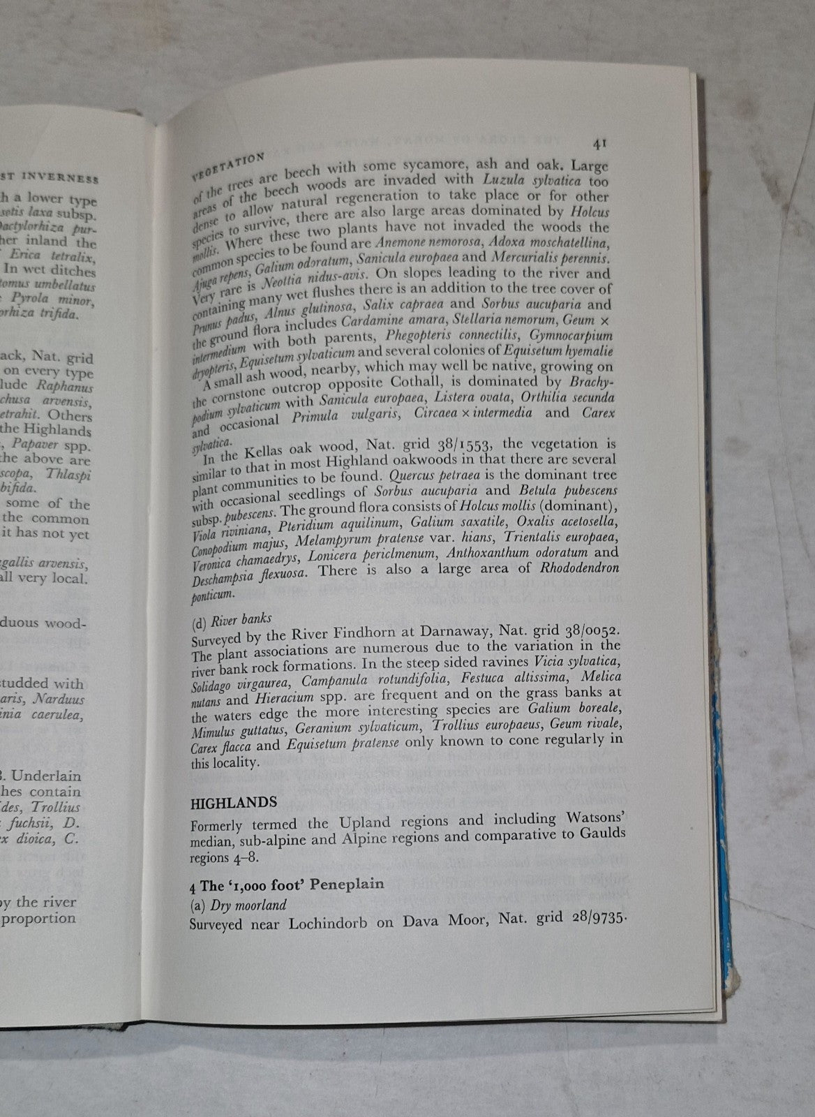 Flora of Moray, Nairn & East Inverness By Mary McCallum Webster (1978) Hb Book6