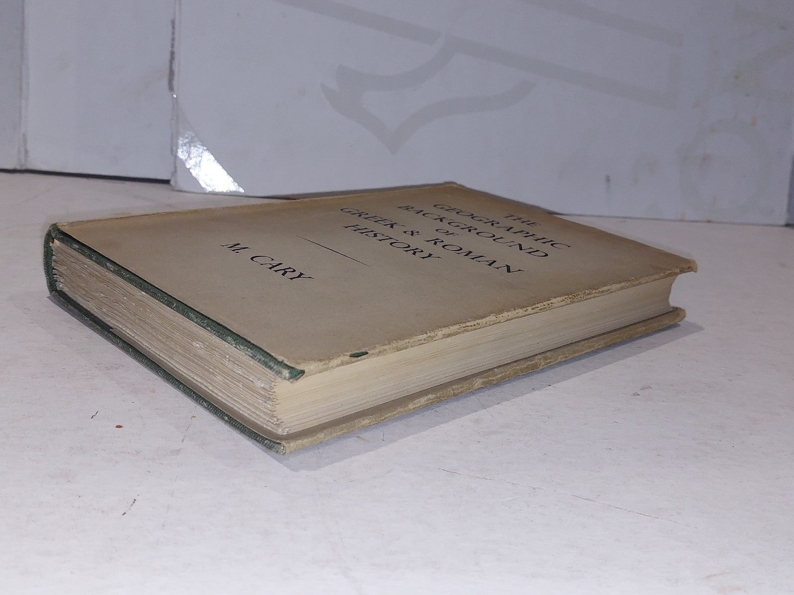 The Geographic Background of Greek and Roman History - M. Cary  1949 Oxford. DJ 7