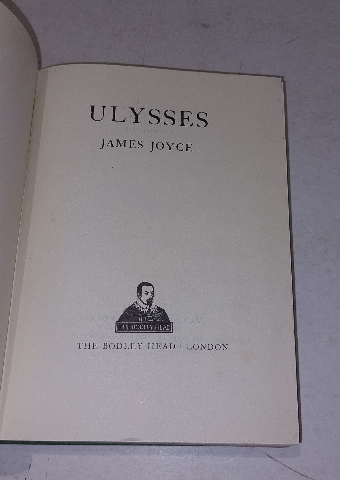 Ulysses - James Joyce - 1949 hardback Bodley Head London (Unlimited edition)3
