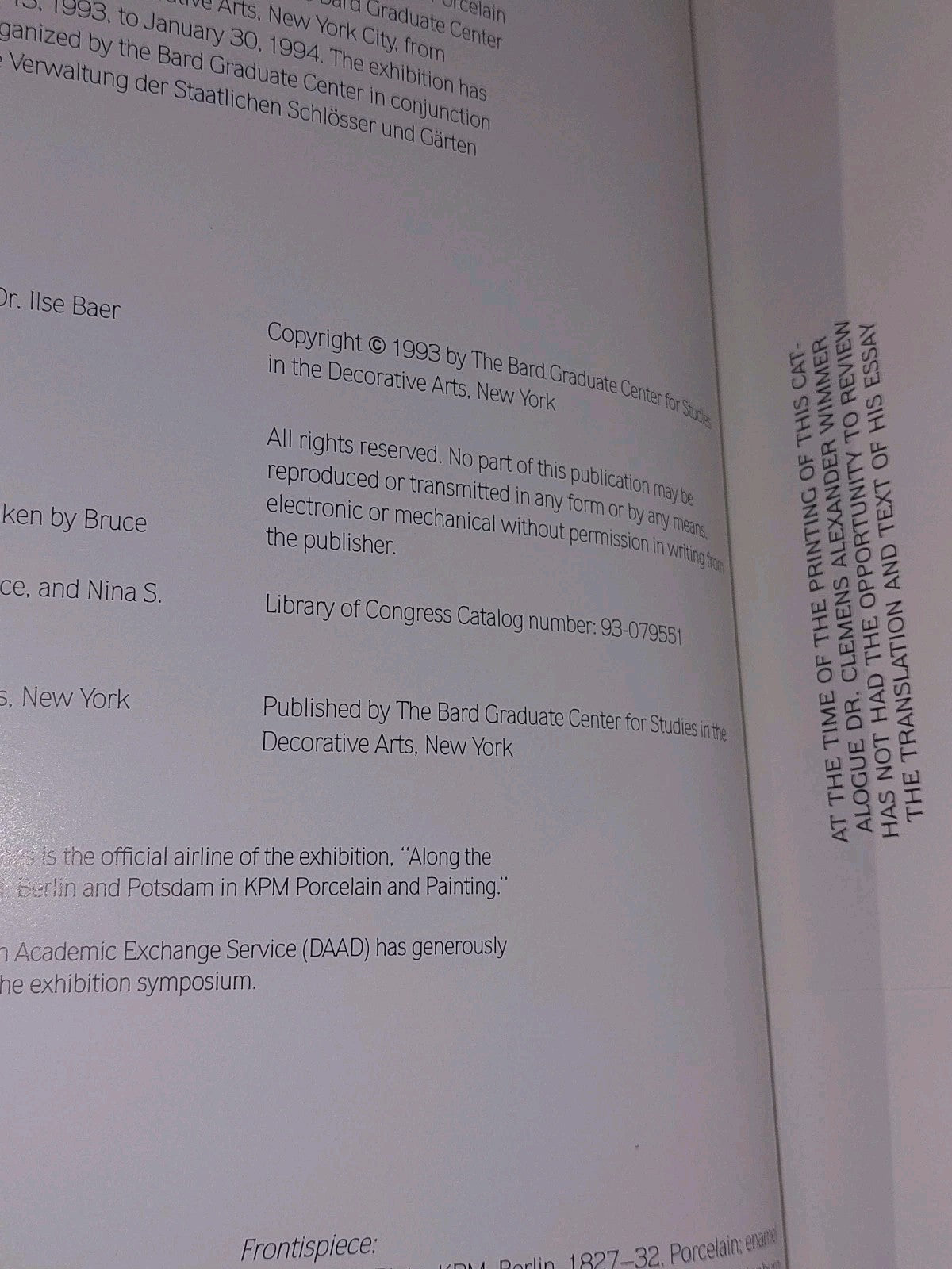 ALONG THE ROYAL ROAD: BERLIN AND POTSDAM IN KPM PORCELAIN By Derek E. Ostergard3