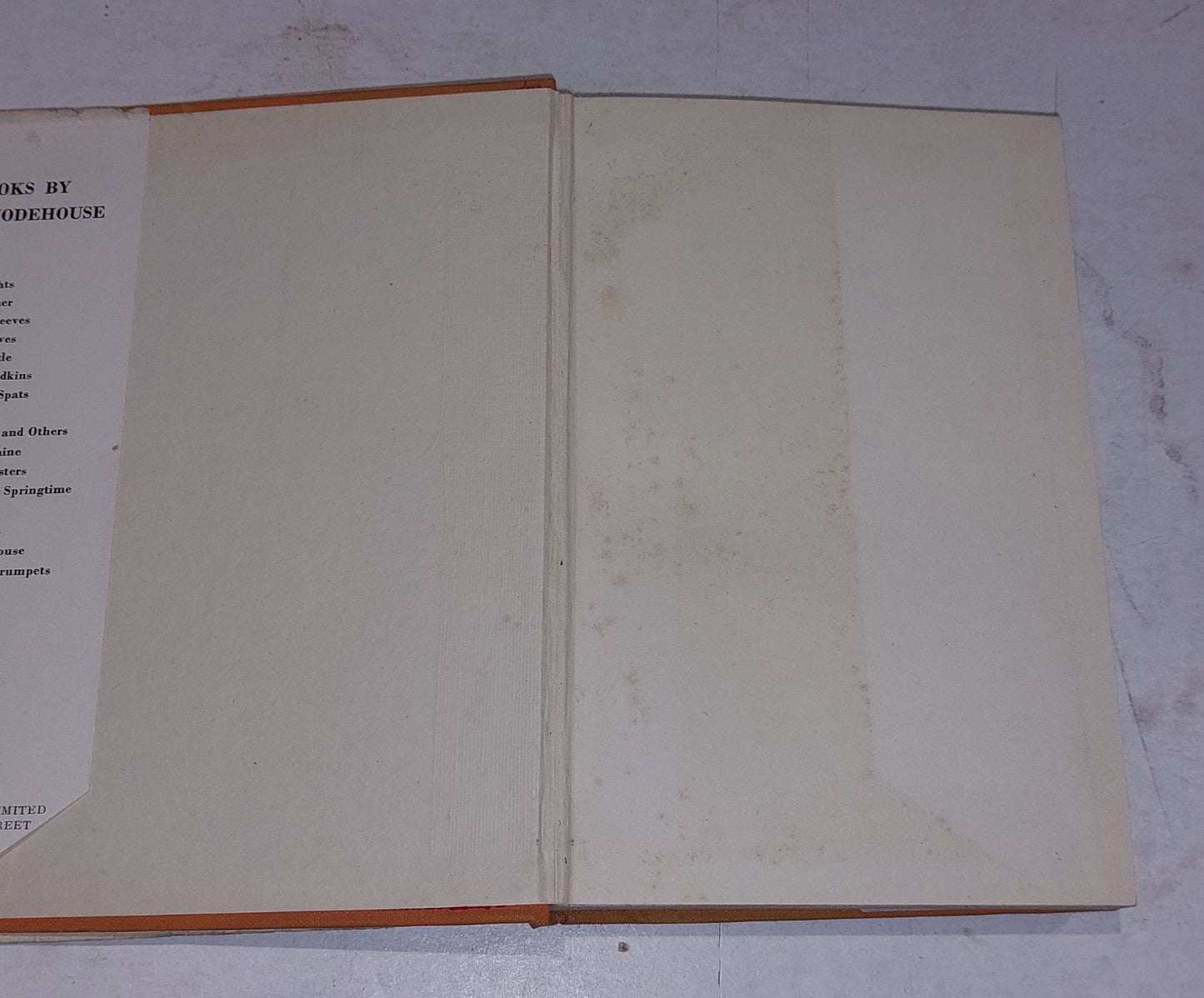 P G Wodehouse, Heavy Weather 1933 1st Ed / 9th Impression Hb Book & Dustjacket7