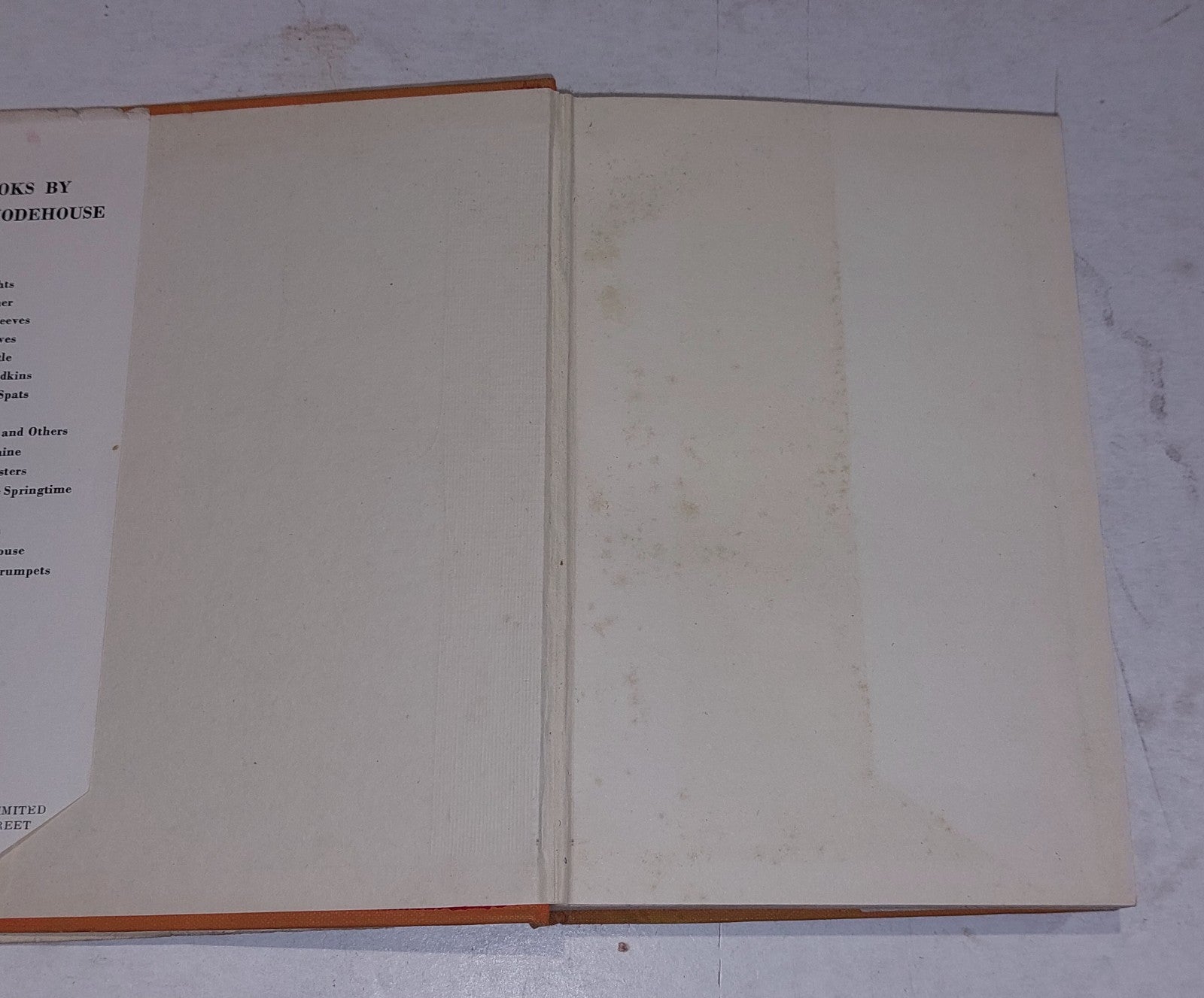 P G Wodehouse, Heavy Weather 1933 1st Ed / 9th Impression Hb Book & Dustjacket7