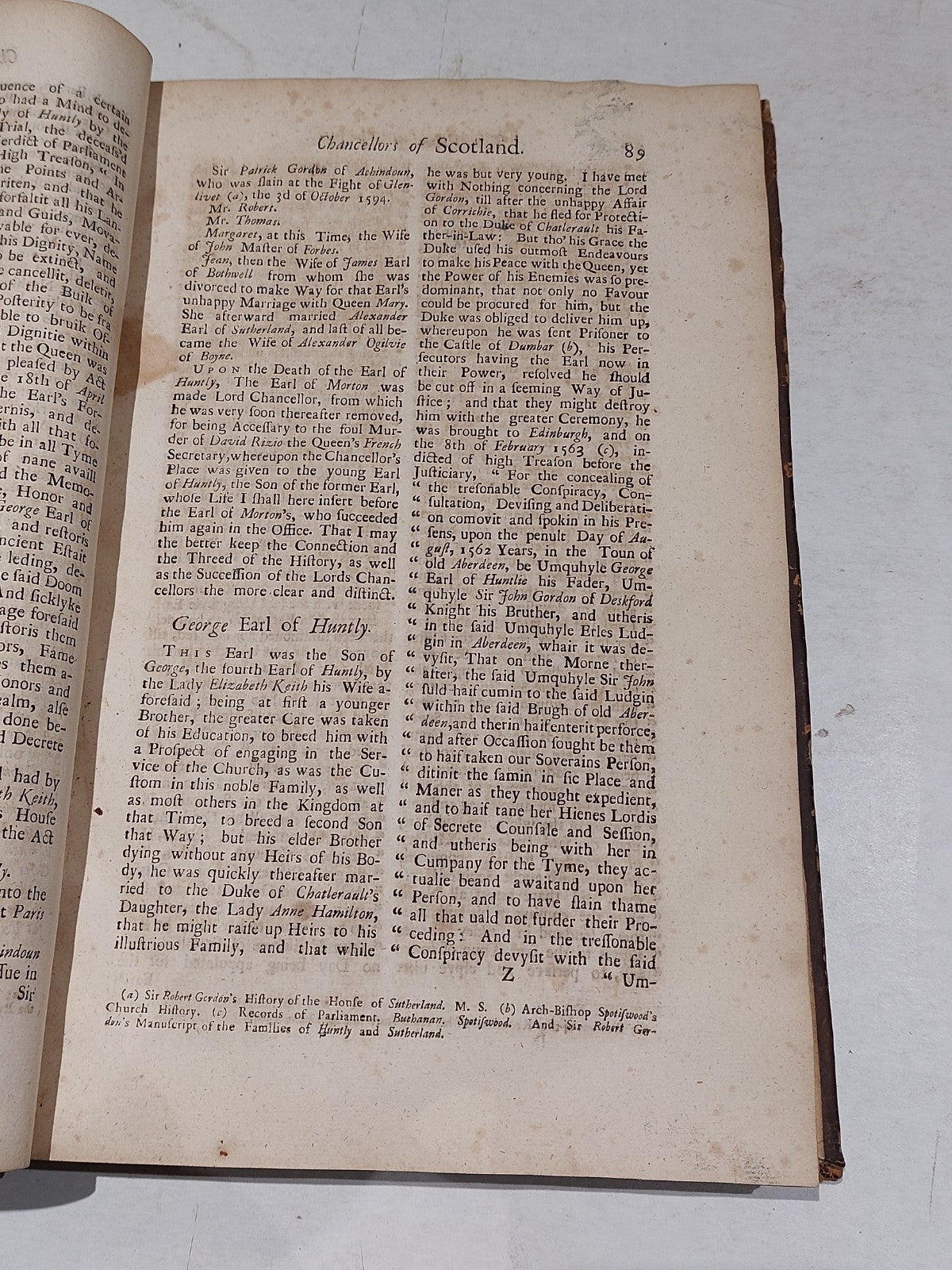 Lives & Characters Of The Officers Of The Crown [Vol.1] 1726, By G. Crawfurd Hb 10