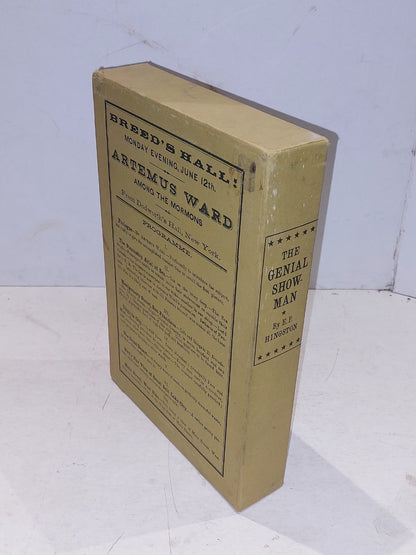 The Genial Showman: reminiscences of the life of Artemus Ward, E P Hingston 19712