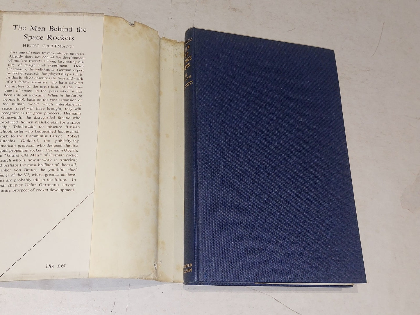 Men Behind The Space Rockets, Heinz Gartmann (1955) [Weidenfeld & Nicolson] 1st3