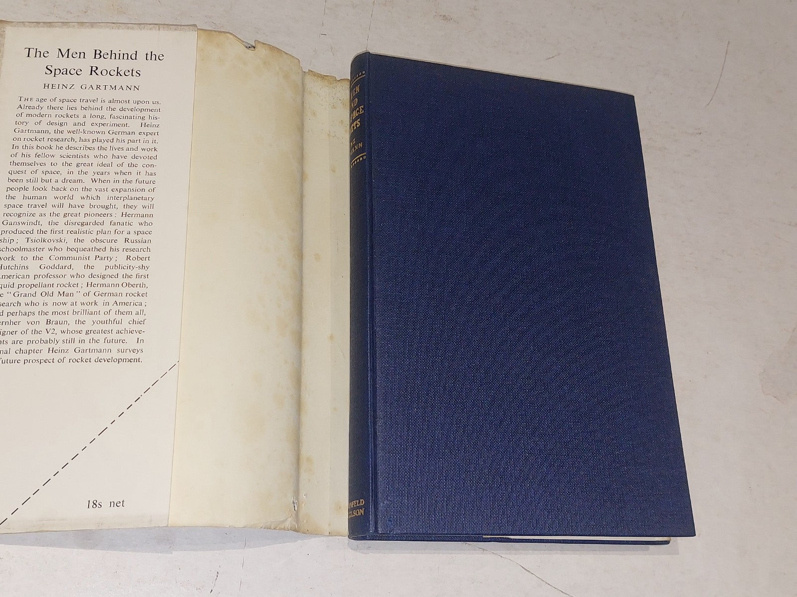 Men Behind The Space Rockets, Heinz Gartmann (1955) [Weidenfeld & Nicolson] 1st3