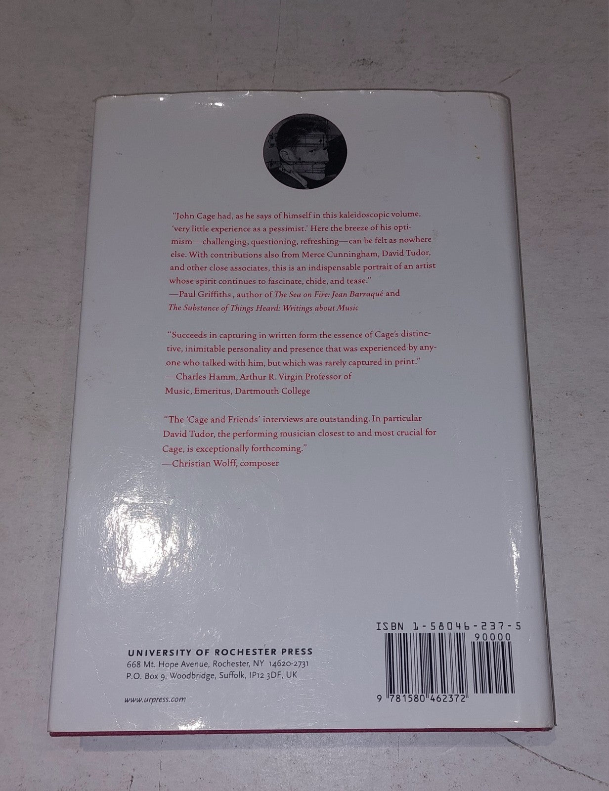 CageTalk: Dialogues with and about John Cage by Peter Dickinson. Hardback 20062