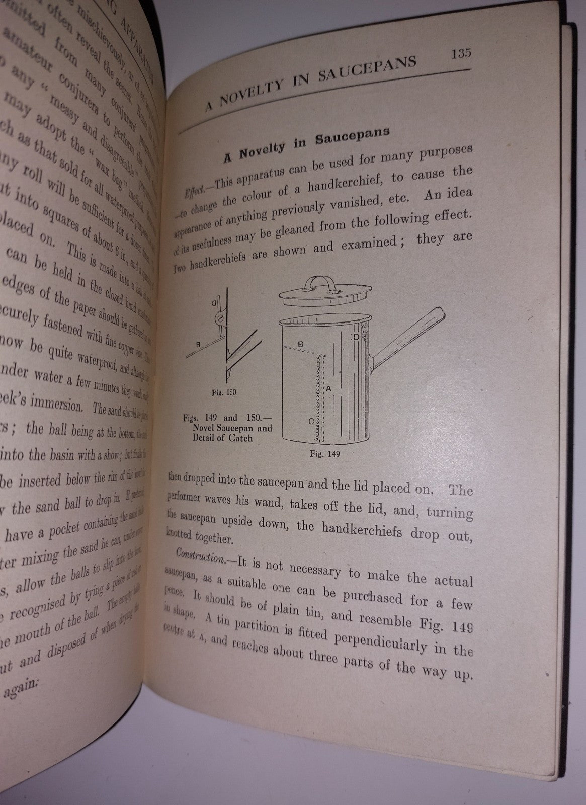 Conjuring Apparatus UpToDate. cassell and Company Ltd magic Work Handbook 191911