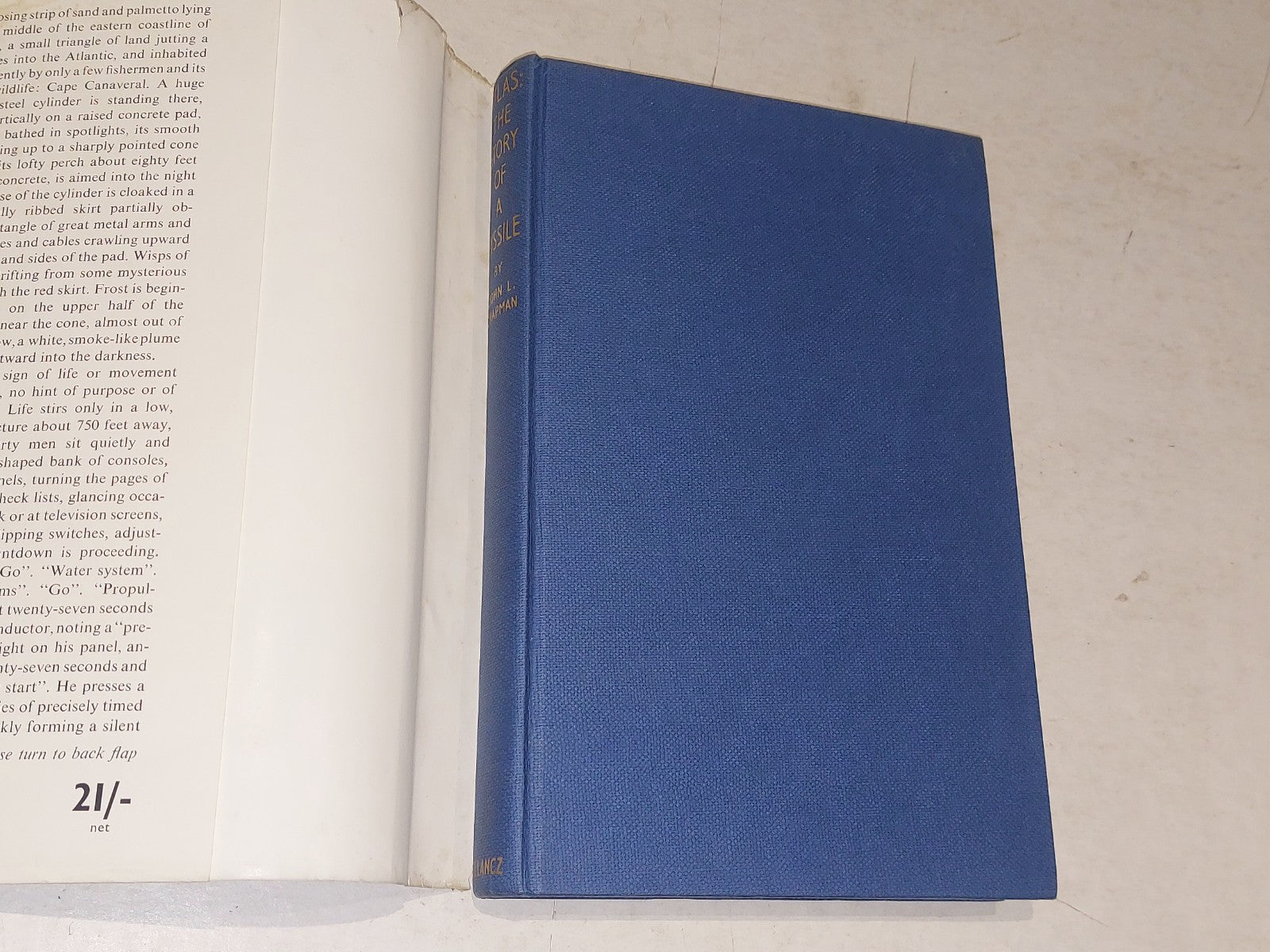 Atlas: Story Of A Missle, John Chapman (1960) [Victor Gollancz] 1st Ed Hb & DJ 3