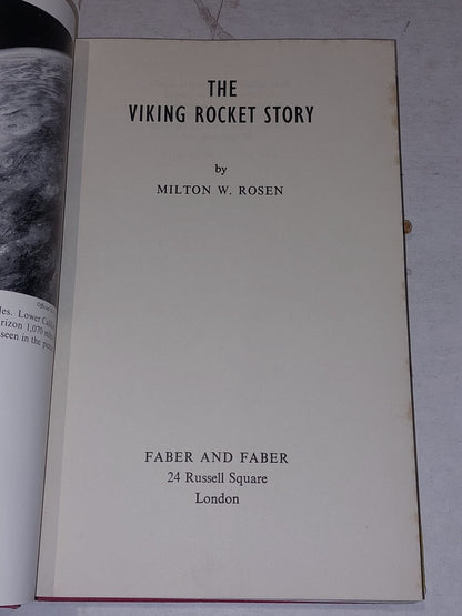 The Viking Rocket Story by Milton W Rosen 1956 HC DJ Faber & Faber Vintage BOOK6