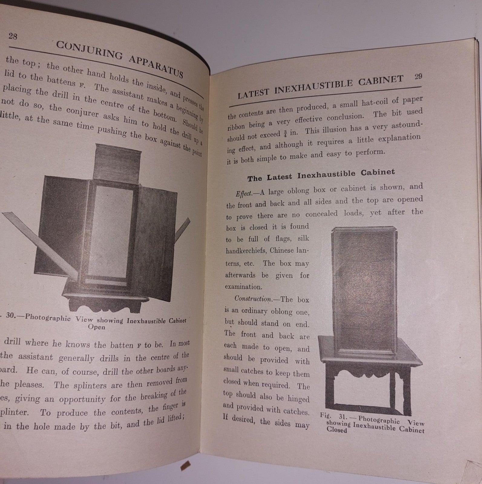 Conjuring Apparatus Up-To-Date. cassell and Company Ltd magic Work Handbook 19199