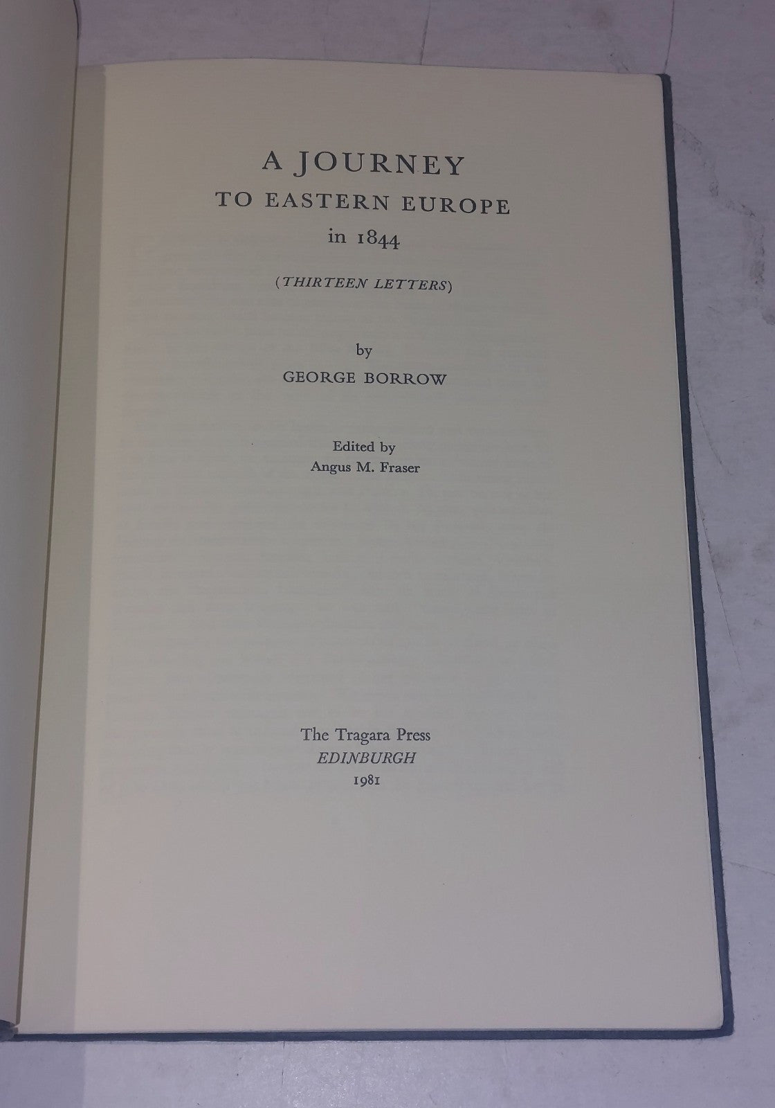 A Journey to Eastern Europe in 1844 (Borrow; Fraser - 1981) Limited Edition Book3