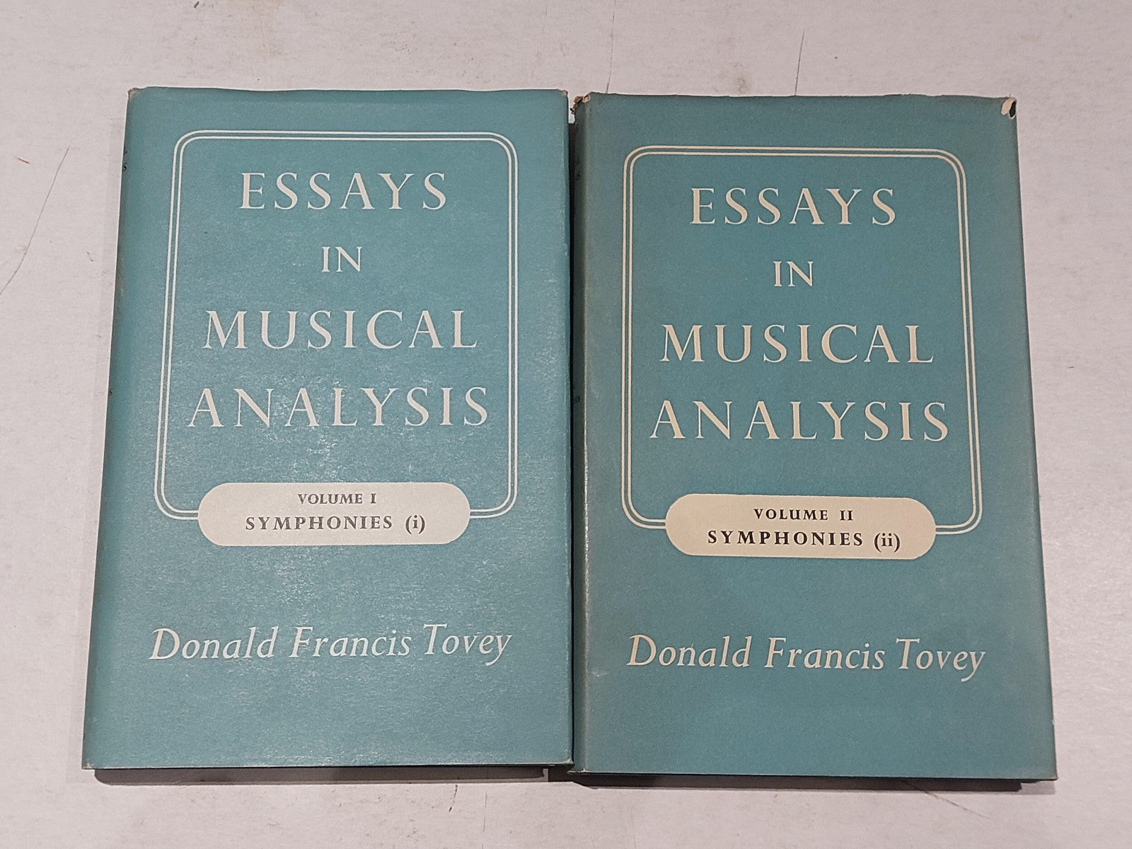 Essays In Musical Analysis By Donald Tovey (Vol  1 & 2) 1962 Books0