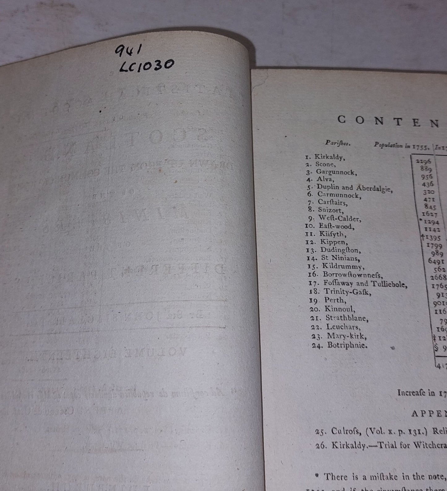 statistical account of scotland by john sinclair 1796 [Vol. 18] Hb Book4
