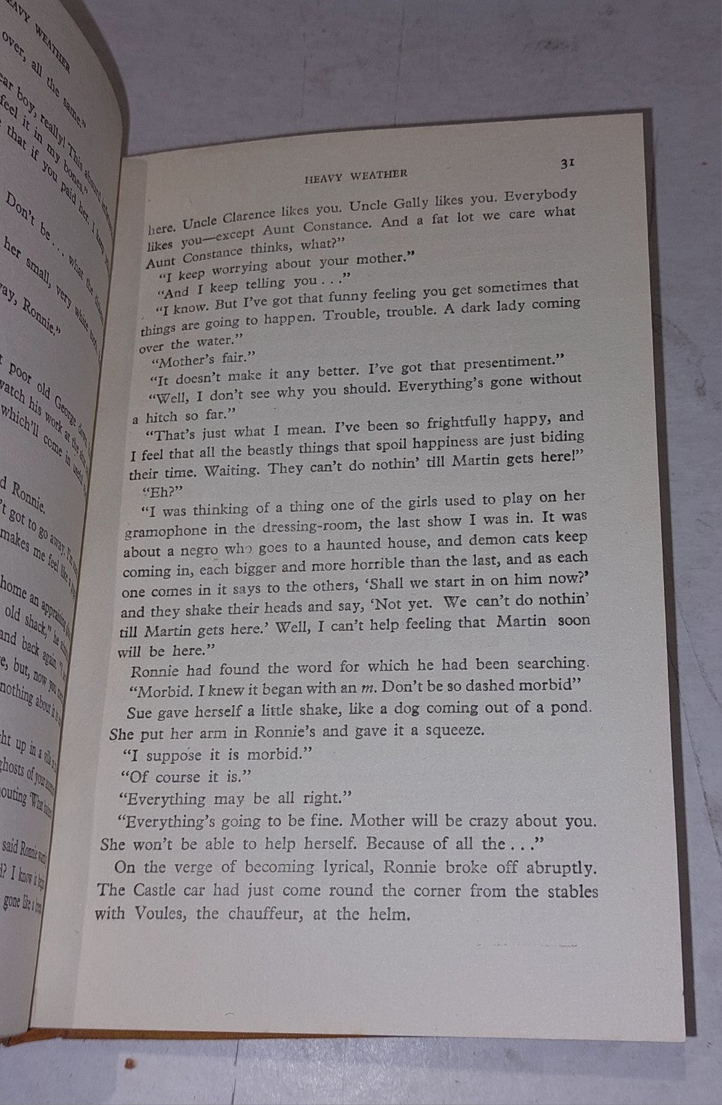 P G Wodehouse, Heavy Weather 1933 1st Ed / 9th Impression Hb Book & Dustjacket10