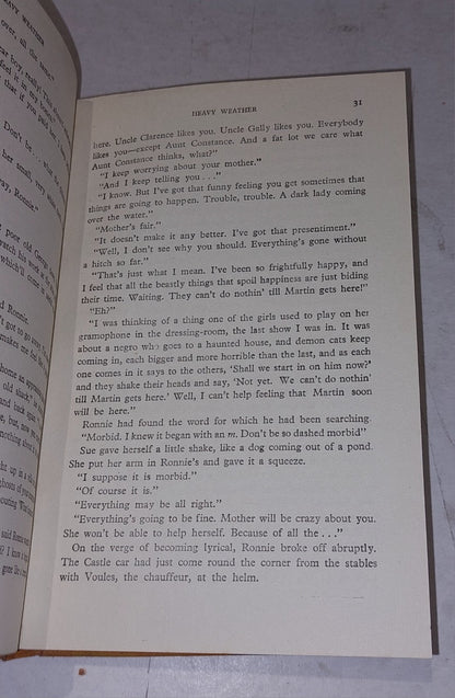 P G Wodehouse, Heavy Weather 1933 1st Ed / 9th Impression Hb Book & Dustjacket10