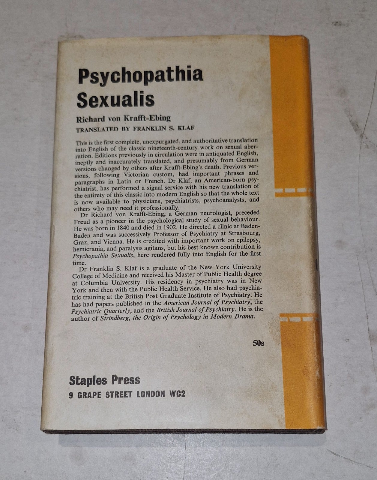 Love and Orgasm by Alexander Lowen HC Dust Jacket (1966) Staple Press Hb Book2